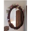 Image 1 : Wooden Framed Wall Mirror