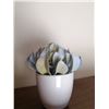 Image 3 : Artificial Flower in Ceramic Vase and 2 x Artificial Succulents