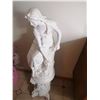 Image 2 : Plaster-Look Statue of Women Sitting on a Rock