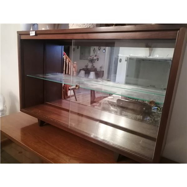 Mirrored Wooden Display Case