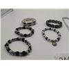 Image 2 : Assortment of Black and Silver-Colored Jewelry