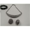 Image 3 : Assortment of Black and Silver-Colored Jewelry