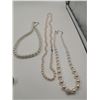 Image 2 : 3 x Pearl-Style Necklaces and 2 x Pairs of Pearl-Style Earrings
