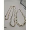 Image 2 : 3 x Pearl-Style Necklaces and 2 x Pairs of Pearl-Style Earrings