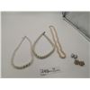 Image 1 : 3 x Pearl-Style Necklaces and 2 x Pairs of Pearl-Style Earrings