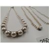 Image 2 : 3 x Pearl-Style Necklaces and 2 x Pairs of Pearl-Style Earrings