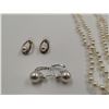 Image 4 : 4 x Pearl-Style Necklaces and 2 x Pairs of Pearl-Style Earrings