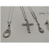 Image 2 : 3 x Necklaces and 3 x Pairs of Earrings - Silver-Colored