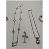 Image 3 : Assortment of Silver-Colored Jewelry