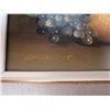 Image 2 : Oil on Canvas of Fruit Basket - By O. Olive - Framed