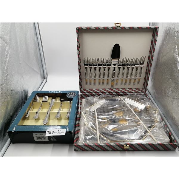 2 x Sets of Stainless Steel Cutlery