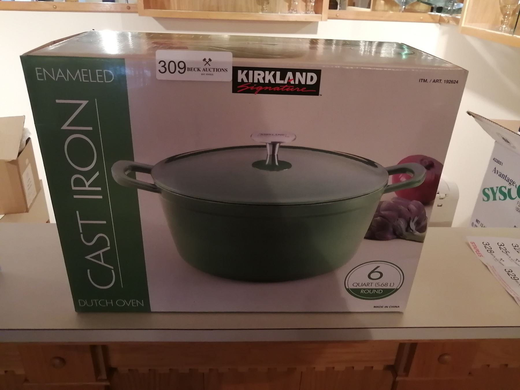 Kirkland Signature Enameled Dutch Oven 6 Quart Capacity