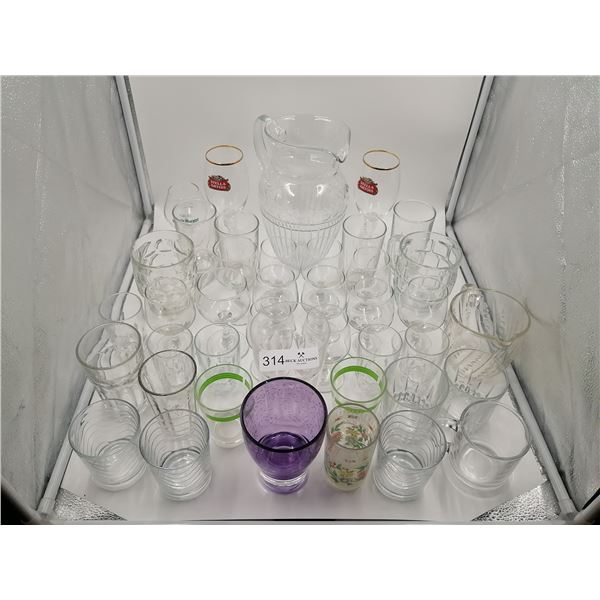 Assorted Glassware