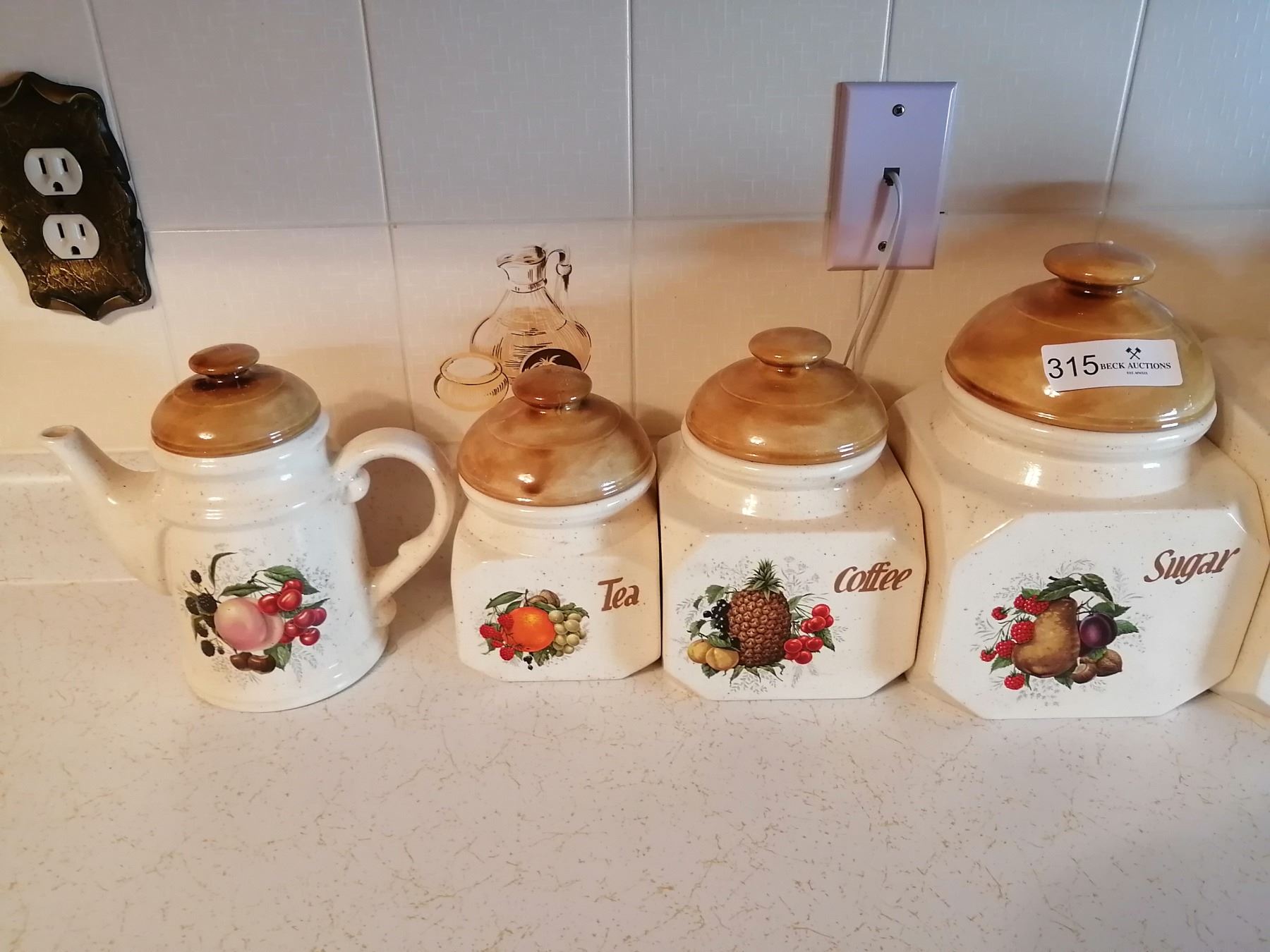 Complete Set of Ceramic Kitchen Containers