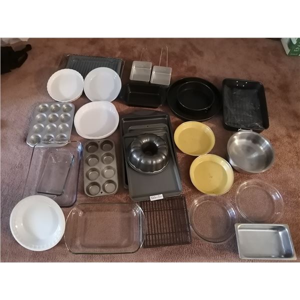 Large Assortment of Baking Dishes and More!