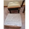 Image 2 : Vintage-Look Footstool and Bar Stool