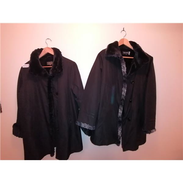 2 x Women's Coats - Brand : Novelti (Size Small and 10)