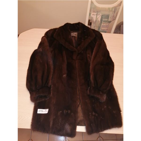 Women's Genuine Fur Coat - Laura Lee Fur Salon, Approximate Size 12