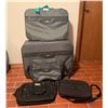 Image 1 : Holiday 3-Piece Luggage Set w/ American Tourister and Samsonite Laptop Bags
