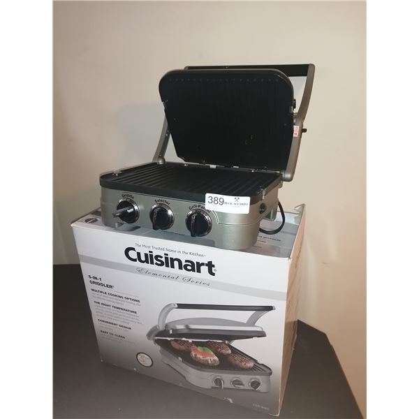 Cuisinart 5In1 Griddler (Model CGR4NEC) Beck Auctions Inc.