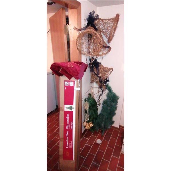 Assortment of Christmas Decoractions - Includes Trees!