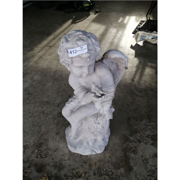 Plaster Outdoor Cherub Statue