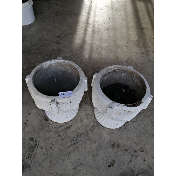 2 x Stone Planters