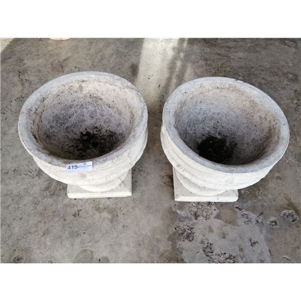 2 x Stone Planters