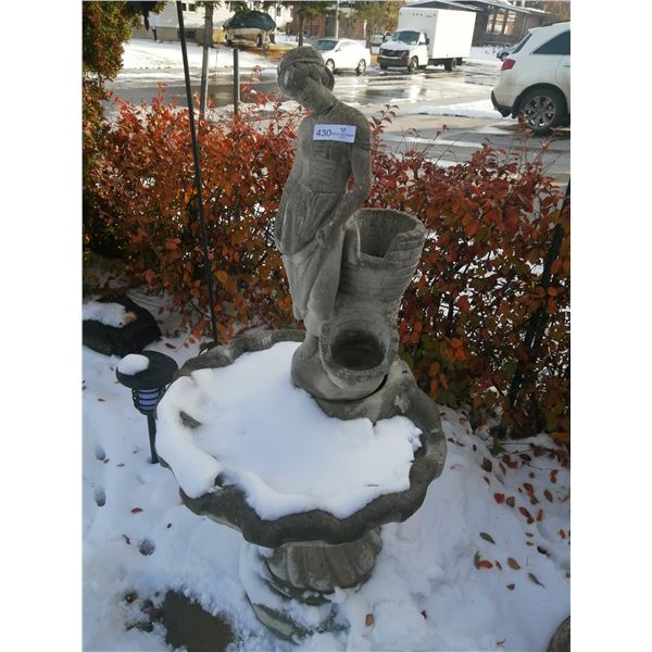 Fountain-Style Statue of Woman