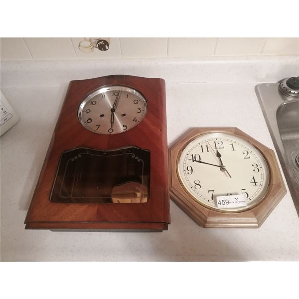 2 x Wall Clocks - Kienzle Pendulum Clock and Sangtie Octagonal Wall Clock