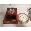 Image 1 : 2 x Wall Clocks - Kienzle Pendulum Clock and Sangtie Octagonal Wall Clock