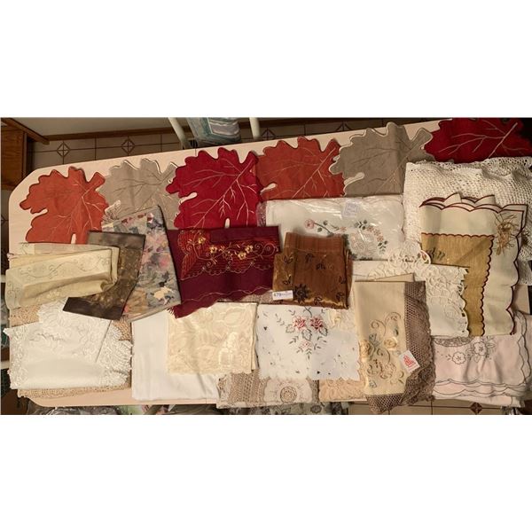 Assortment of Table Cloths and More!