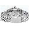 Image 5 : Rolex Mens Stainless Steel Black Diamond & Sapphire Datejust Wristwatch