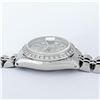 Image 6 : Rolex Ladies Stainless Steel 26MM Slate Grey String Diamond Lugs Wristwatch