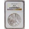 Image 1 : 1999 American Silver Eagle .999 Fine Silver Dollar Coin NGC MS69