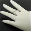 Image 4 : NEW w/o Tag 14k Solid White Gold Simple X Ex Cross Petite Band Ring