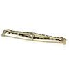 Image 3 : Antique Art Deco 14K White Gold Diamond & Black Enamel Etched Filigree Bar Pin