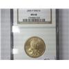 Image 1 : 2005 Sacagawea Dollar NGC MS 66SMS