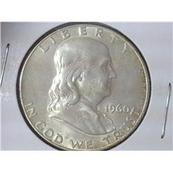 1960 Franklin Half Dollar (UNC)