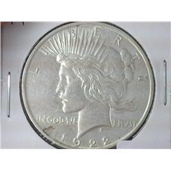 1922 Peace Silver Dollar