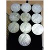 Image 2 : 10 Assorted Silver Dollars (5 Morgans, 5 Peace)
