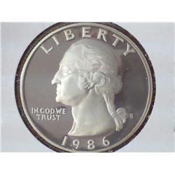 1986-S Washington Quarter (GEM Proof)