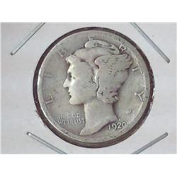 1920 Mercury Dime