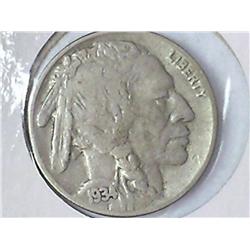 1934 Buffalo Nickel