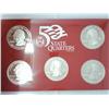 Image 2 : 2004 US 50 State Quarters Silver Proof Set