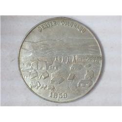 1959 Rush To The Rockies Centennial Token UNC