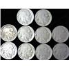Image 1 : 10 Assorted 1930'S Buffalo Nickels