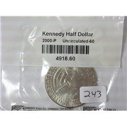 2000 Kennedy Half Dollar (UNC)