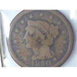 1850 US Large Cent