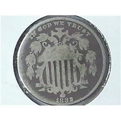 1882 Shield Nickel